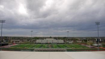 Weather camera view of Pea Ridge HS.