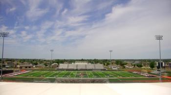 Weather camera view of Pea Ridge HS.