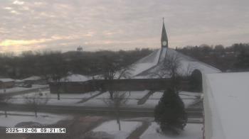 Weather camera view of St. Michael Catholic School.