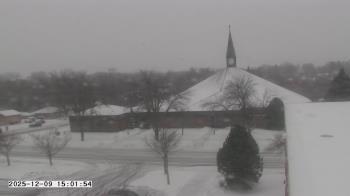 Weather camera view of St. Michael Catholic School.