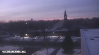 Weather camera view of St. Michael Catholic School.
