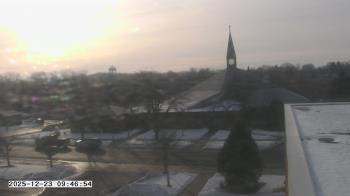 Weather camera view of St. Michael Catholic School.