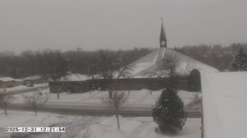 Weather camera view of St. Michael Catholic School.