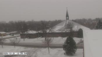 Weather camera view of St. Michael Catholic School.