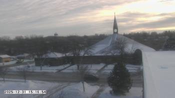 Weather camera view of St. Michael Catholic School.