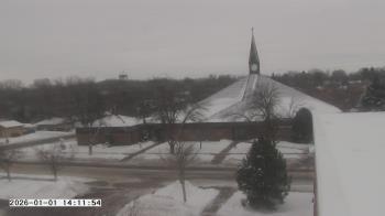 Weather camera view of St. Michael Catholic School.