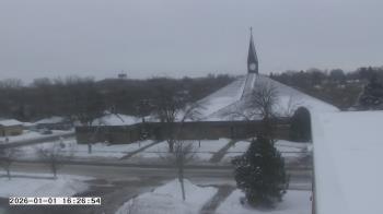 Weather camera view of St. Michael Catholic School.