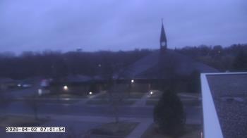 Weather camera view of St. Michael Catholic School.