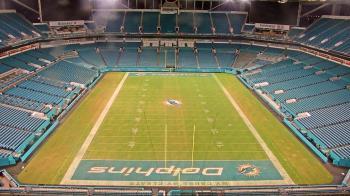 Weather camera view of Hard Rock Stadium (east lot).