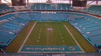 Weather camera view of Hard Rock Stadium (east lot).