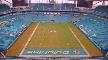 Weather camera view of Hard Rock Stadium (east lot).