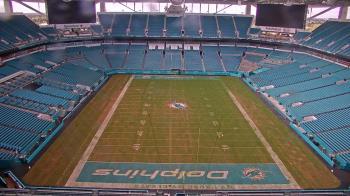 Weather camera view of Hard Rock Stadium (east lot).
