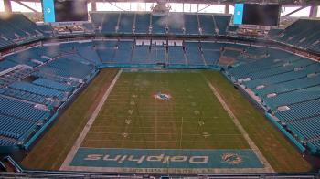 Weather camera view of Hard Rock Stadium (east lot).