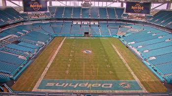 Weather camera view of Hard Rock Stadium (east lot).