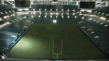 Weather camera view of Hard Rock Stadium (east lot).
