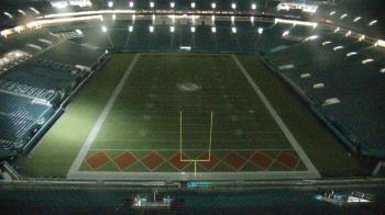 Weather camera view of Hard Rock Stadium (east lot).