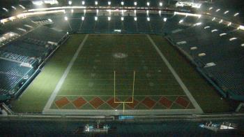 Weather camera view of Hard Rock Stadium (east lot).