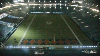 Weather camera view of Hard Rock Stadium (east lot).