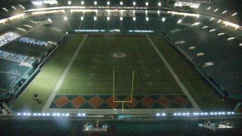 Weather camera view of Hard Rock Stadium (east lot).
