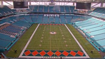 Weather camera view of Hard Rock Stadium (east lot).