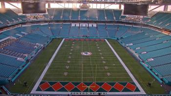Weather camera view of Hard Rock Stadium (east lot).