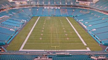 Weather camera view of Hard Rock Stadium (east lot).