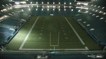 Weather camera view of Hard Rock Stadium (east lot).