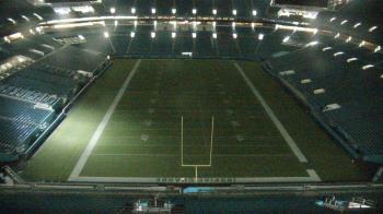 Weather camera view of Hard Rock Stadium (east lot).