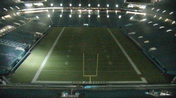 Weather camera view of Hard Rock Stadium (east lot).