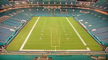 Weather camera view of Hard Rock Stadium (east lot).