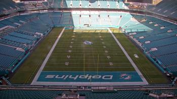 Weather camera view of Hard Rock Stadium (east lot).