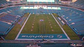 Weather camera view of Hard Rock Stadium (east lot).