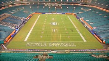 Weather camera view of Hard Rock Stadium (east lot).
