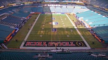 Weather camera view of Hard Rock Stadium (east lot).