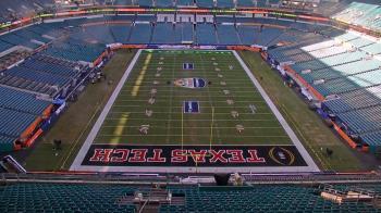Weather camera view of Hard Rock Stadium (east lot).