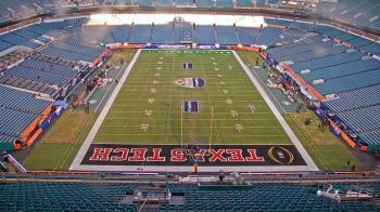 Weather camera view of Hard Rock Stadium (east lot).