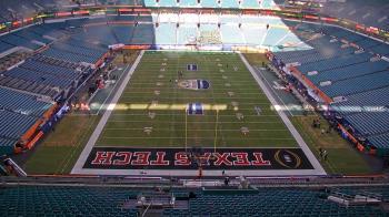 Weather camera view of Hard Rock Stadium (east lot).