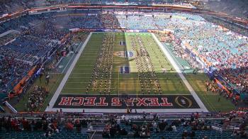 Weather camera view of Hard Rock Stadium (east lot).