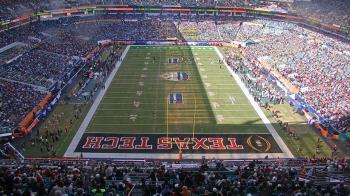 Weather camera view of Hard Rock Stadium (east lot).