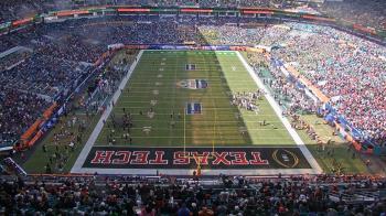 Weather camera view of Hard Rock Stadium (east lot).