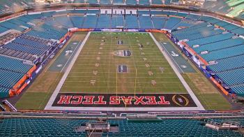 Weather camera view of Hard Rock Stadium (east lot).