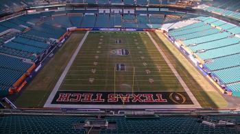 Weather camera view of Hard Rock Stadium (east lot).