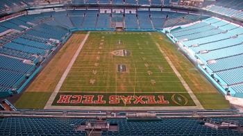 Weather camera view of Hard Rock Stadium (east lot).