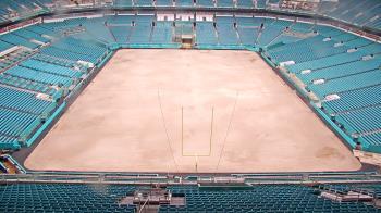 Weather camera view of Hard Rock Stadium (east lot).