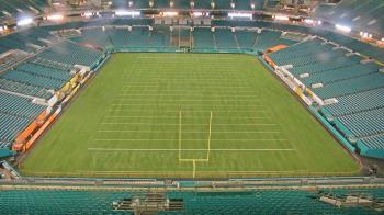 Weather camera view of Hard Rock Stadium (east lot).