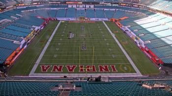 Weather camera view of Hard Rock Stadium (east lot).