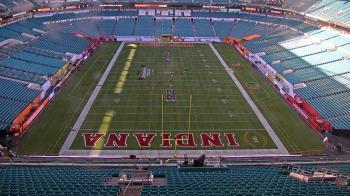 Weather camera view of Hard Rock Stadium (east lot).
