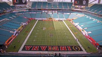 Weather camera view of Hard Rock Stadium (east lot).