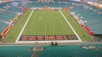 Weather camera view of Hard Rock Stadium (east lot).