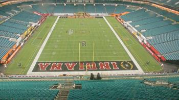 Weather camera view of Hard Rock Stadium (east lot).